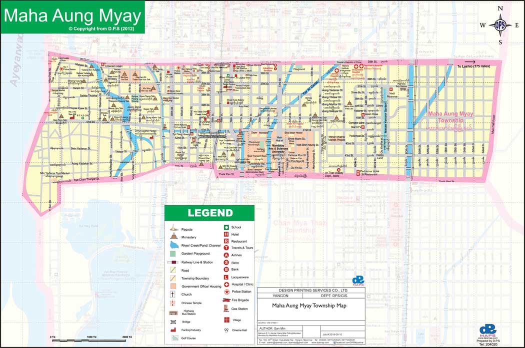 Maha Aung Myay Map