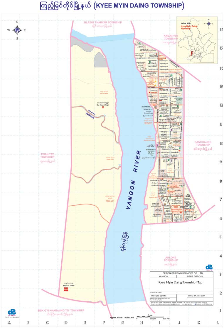 Kyee Myin Daing Township Map