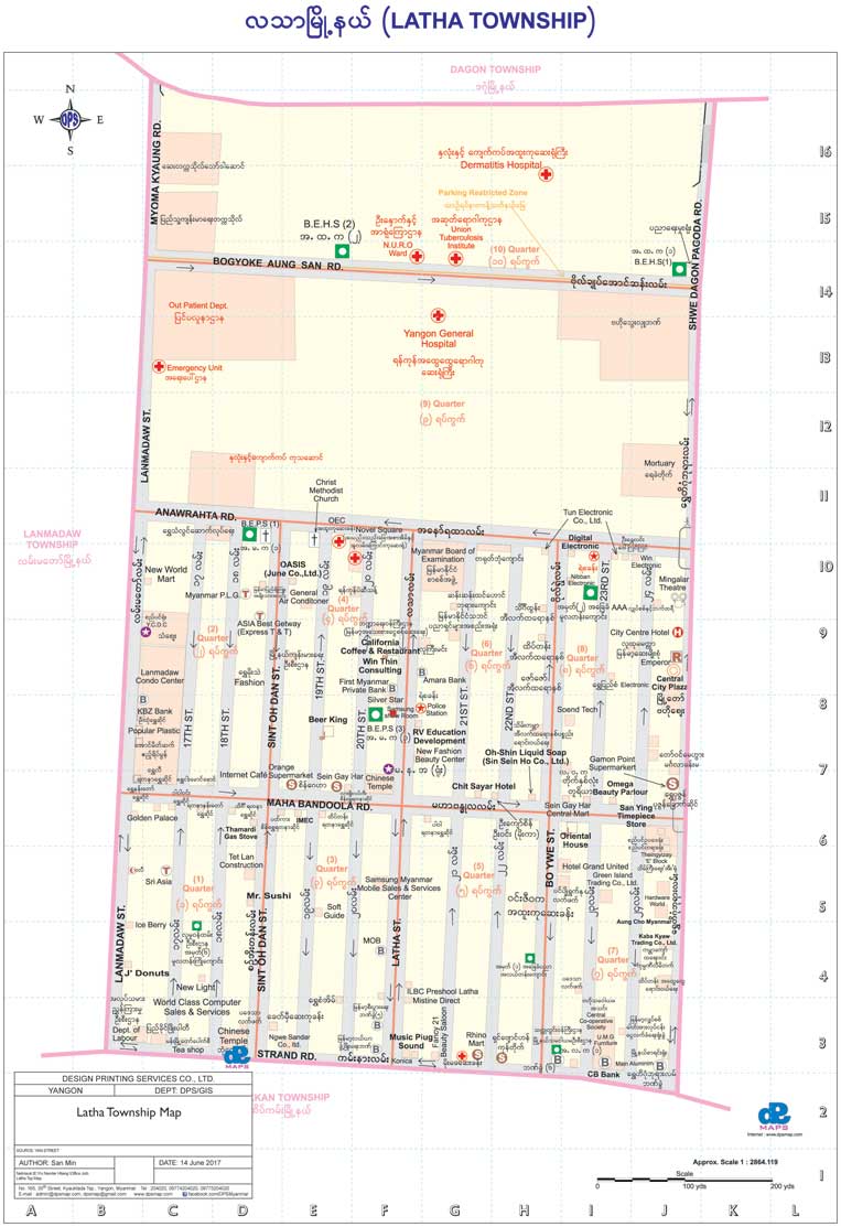 Latha Township Map