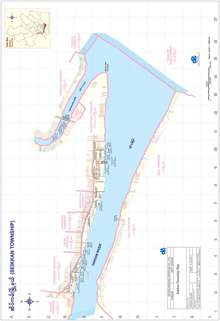 Seikkan Township Map